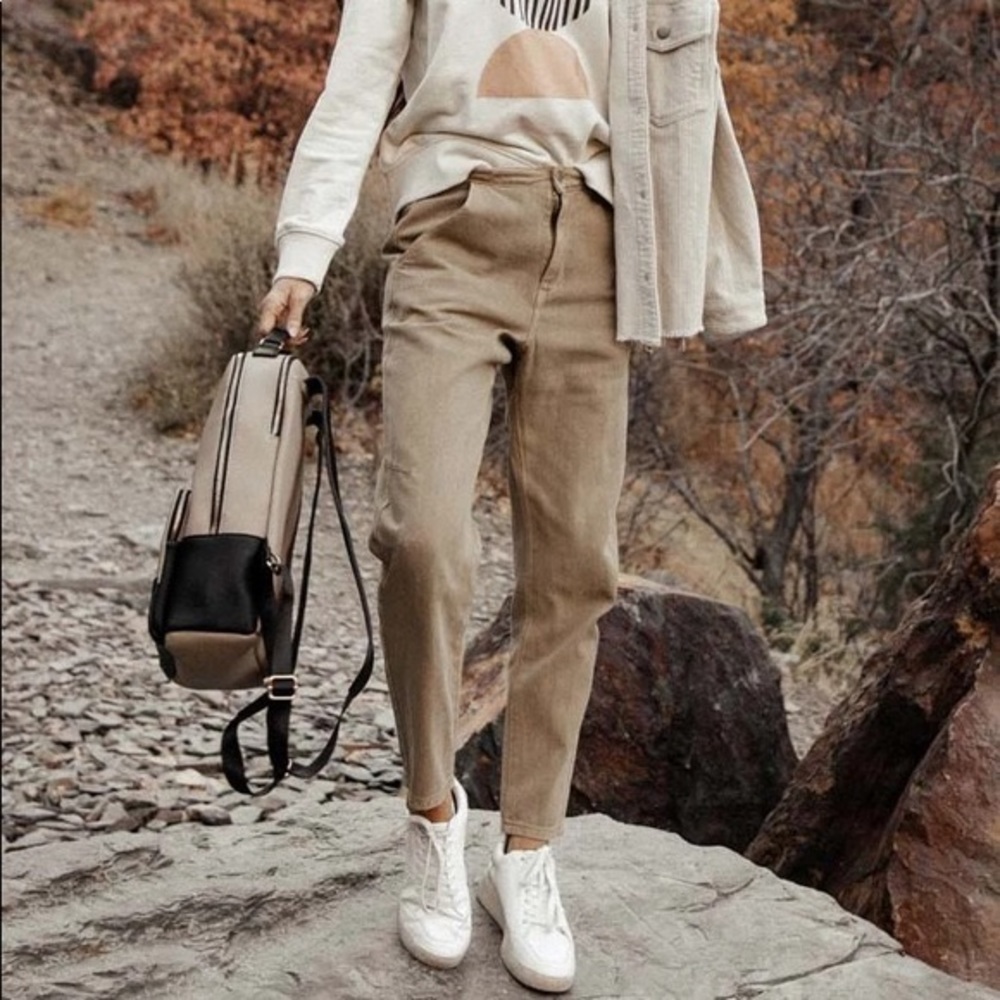 Bohme Sinead khaki cropped trouser